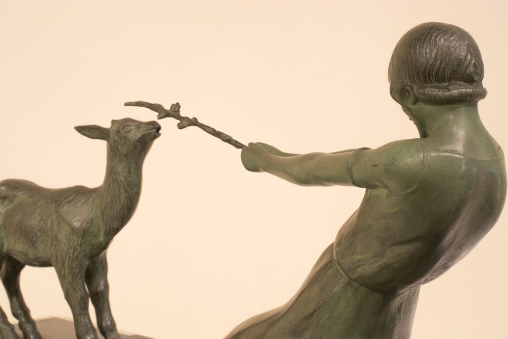 janle-escultura-art-deco-juventud-con-cabra-francia-1930-base-de-metal-sobre-marmol-imagen-2