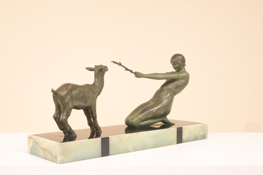 janle-escultura-art-deco-juventud-con-cabra-francia-1930-base-de-metal-sobre-marmol-imagen-3