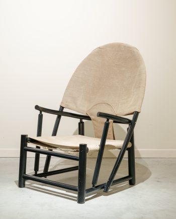 Butaca modelo “G 23Hoop” de Piero Palange y Werther Toffoloni para Germa, Italia año 1972.