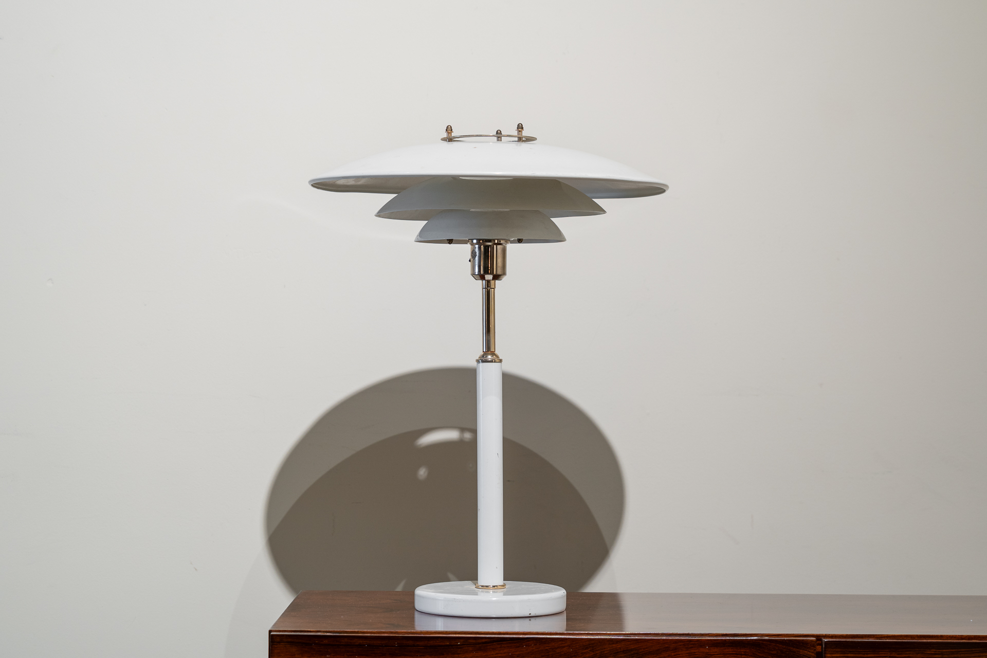 Lámpara de sobremesa danesa Mid Century