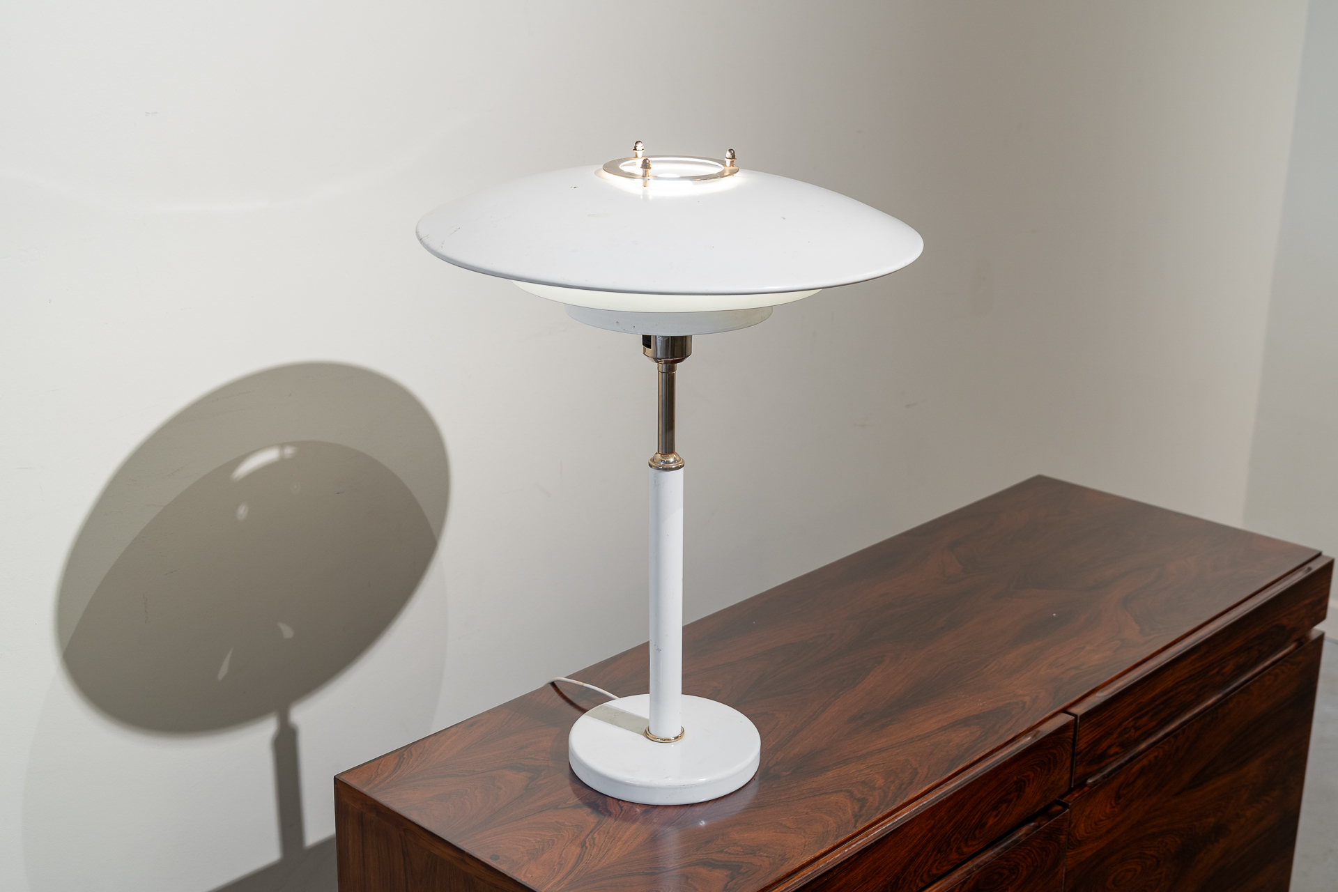 Lámpara de sobremesa danesa Mid Century