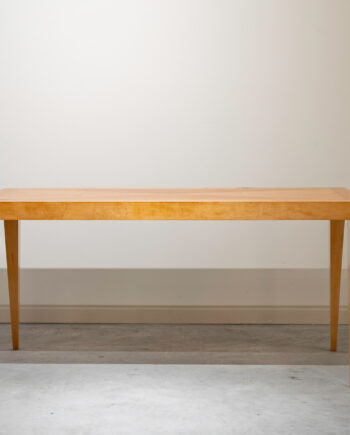 Mesa consola de madera dorada, España c. 1980