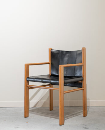 Silla de brazos de Gianfranco Frattini para Bernini, Italia 1981