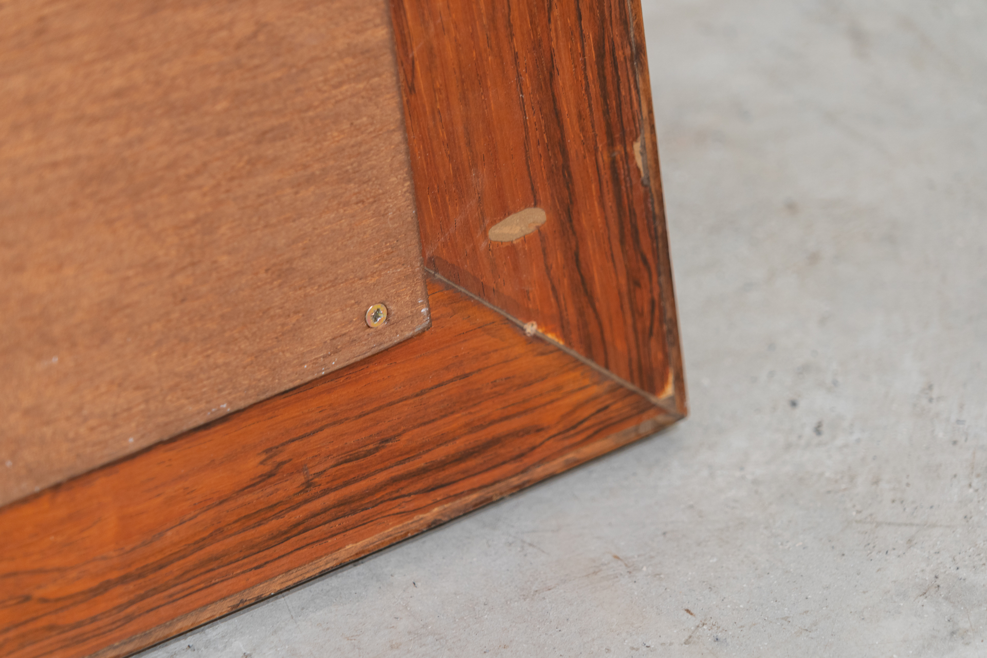 Espejo danés Mid-Century rectangular, 1960